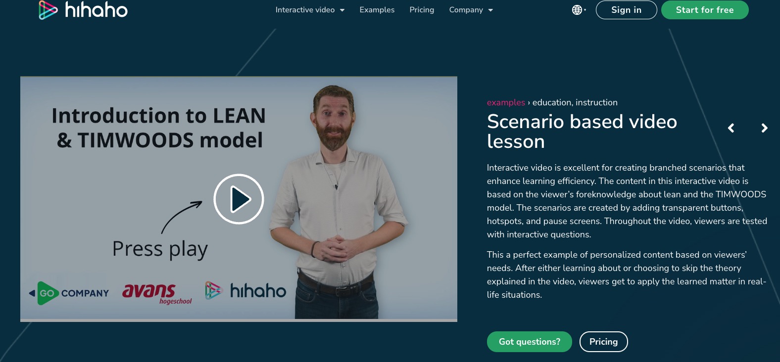 hihaho – Video Interactivo